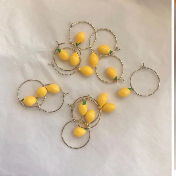 Et Toi Imagined in Paris Citron Earrings - Picture 4 of 8